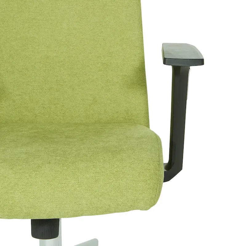 High-Back Office Chair with Lumbar Support, Locking Tilt, and Chrome Base