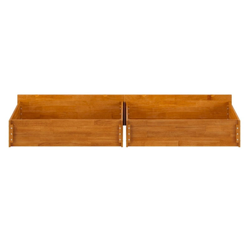 Under-Bed Storage Drawers with Non-Marking Rollers for Queen, King, and Twin XL - Set of 2
