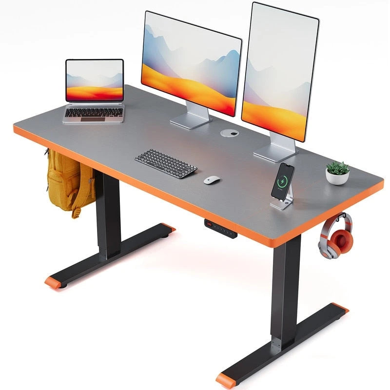 48x24 Inch Electric Height-Adjustable Sit-Stand Desk with Cable Management - 200 lb Capacity